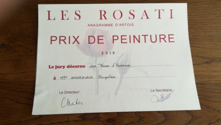 Rose d'honneur pour "Portait de femme"